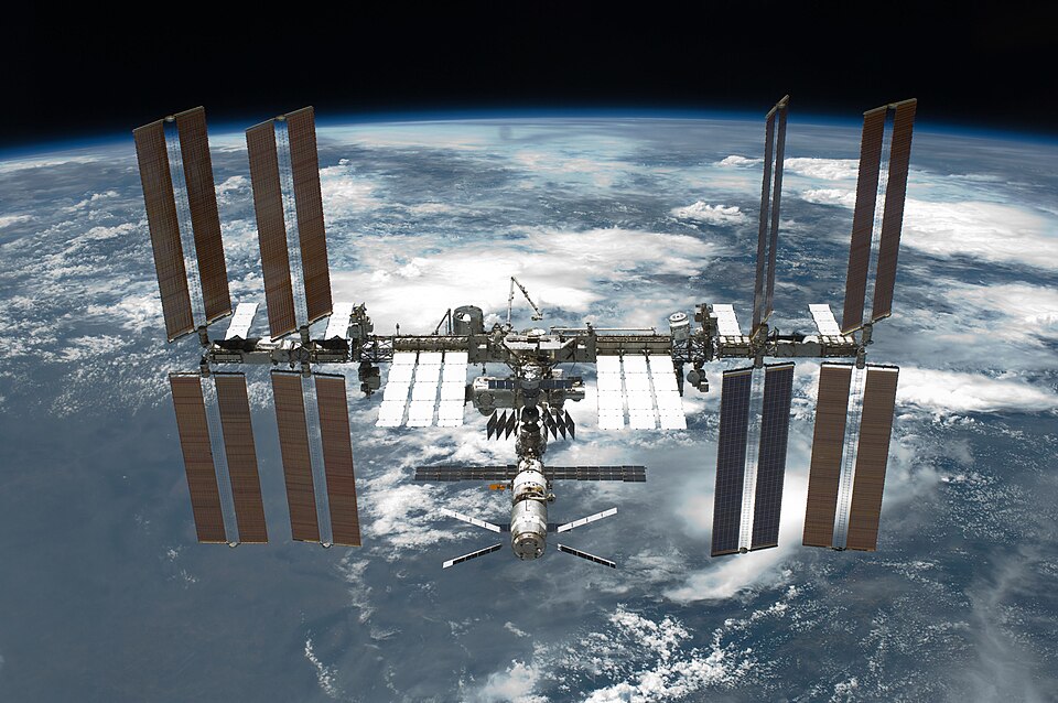La Stazione Spaziale Internazionale in orbita